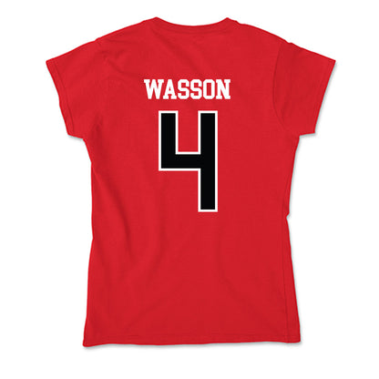 UCM - NCAA Football : Hogan Wasson - Soft Style Women’s T-Shirt-1