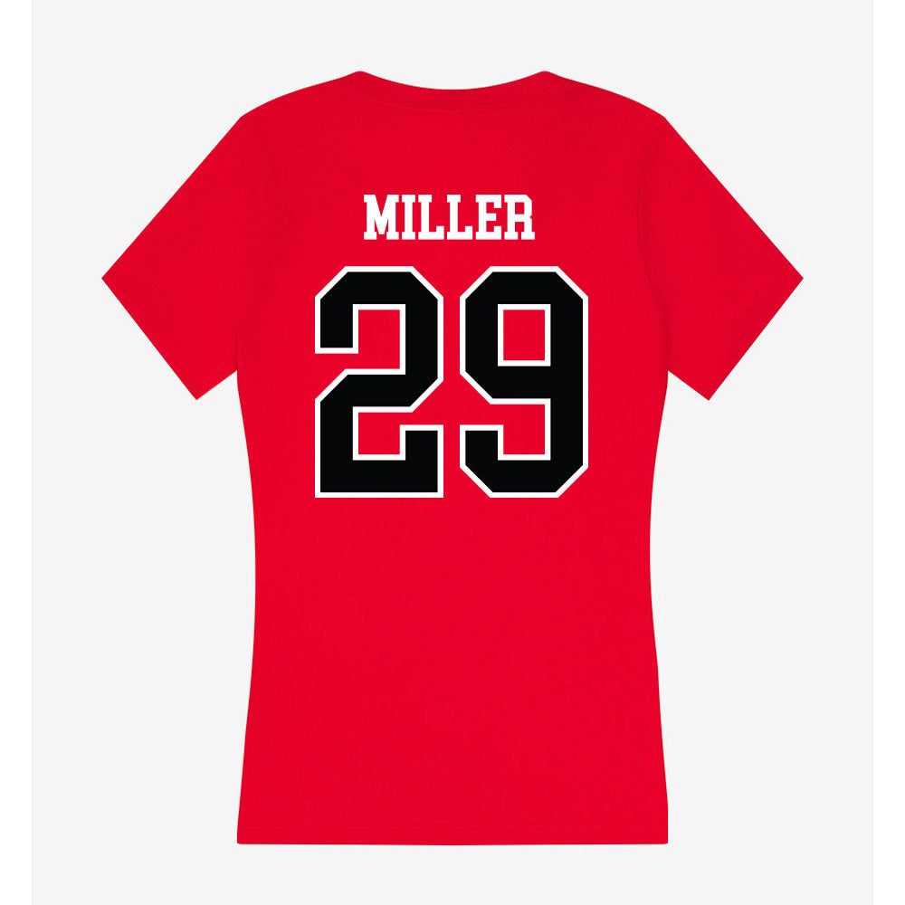 UCM - NCAA Football : JT Miller - Women's V-Neck T-Shirt-1