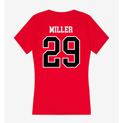 UCM - NCAA Football : JT Miller - Women's V-Neck T-Shirt-1