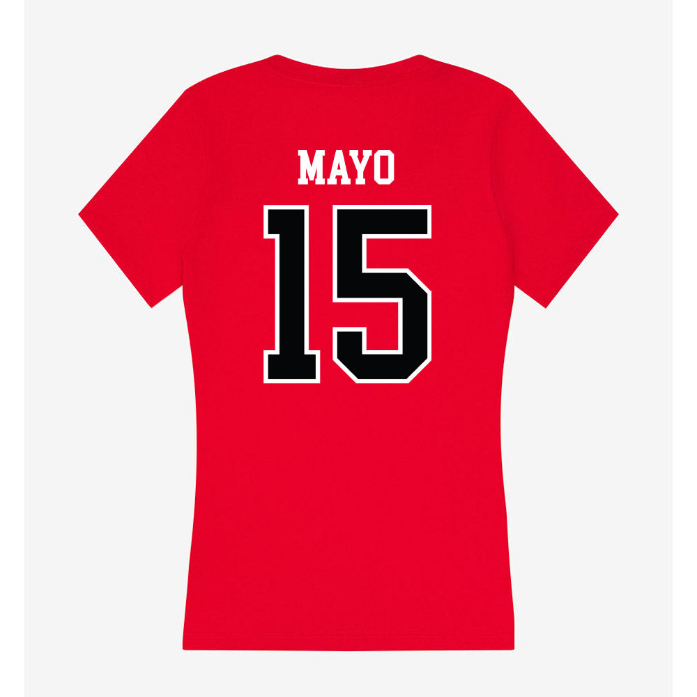 UCM - NCAA Football : David Mayo - Women's V-Neck T-Shirt-1