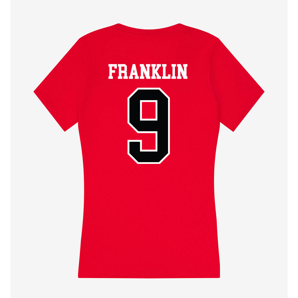 UCM - NCAA Football : Kyan Franklin - Women's V-Neck T-Shirt-1