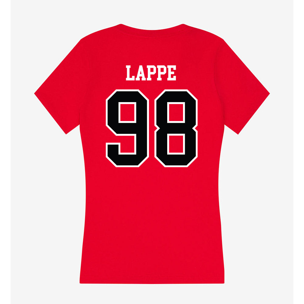UCM - NCAA Football : Caden Lappe - Women's V-Neck T-Shirt-1