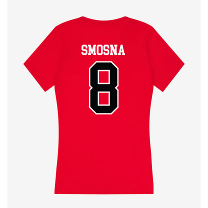 UCM - NCAA Baseball : Michael Smosna - Women's V-Neck T-Shirt-1