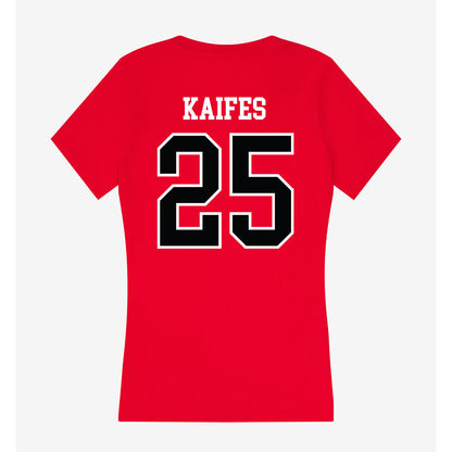UCM - NCAA Men's Basketball : Carter Kaifes - Women's V-Neck T-Shirt-1