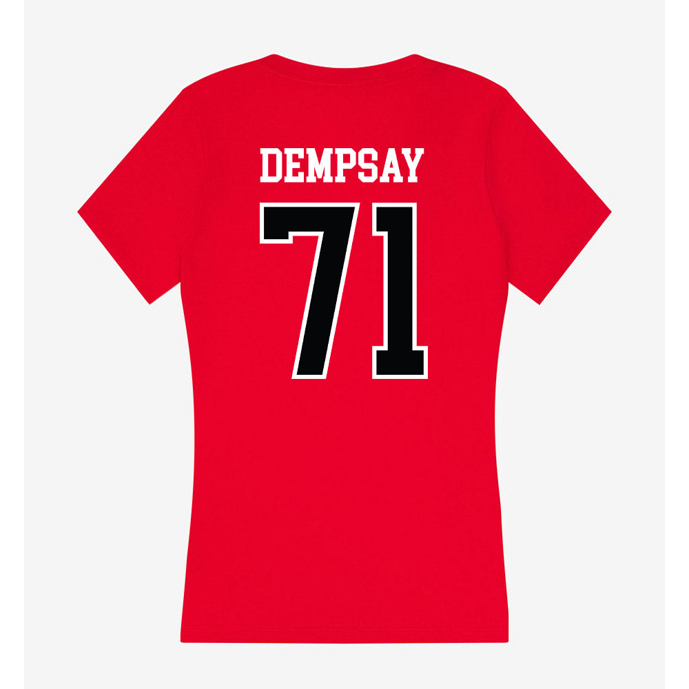 UCM - NCAA Football : Camden Dempsay - Women's V-Neck T-Shirt-1