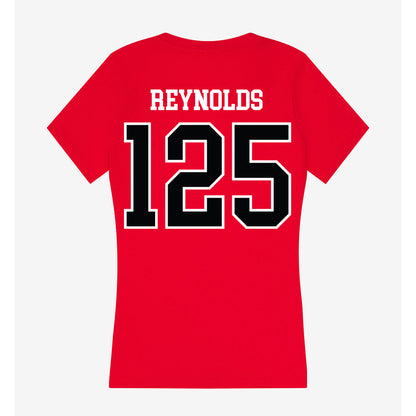 UCM - NCAA Wrestling : Zayne Reynolds - Women's V-Neck T-Shirt-1