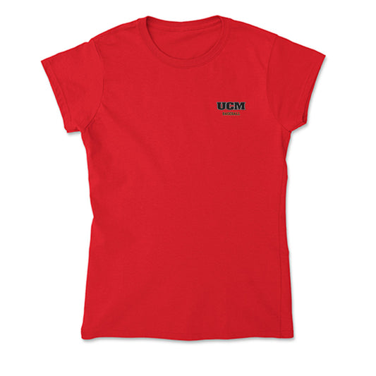 UCM - NCAA Baseball : Christopher Massey - Soft Style Women’s T-Shirt-0