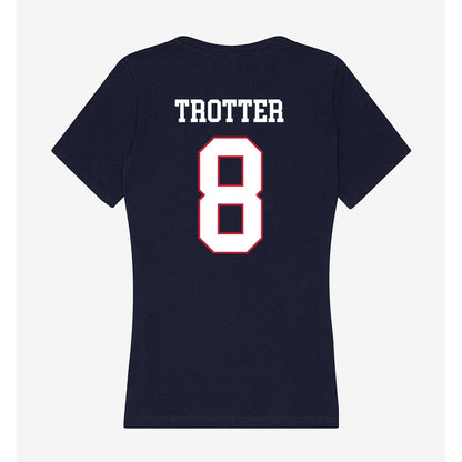 RSU - NCAA Baseball : Mason Trotter - Women's V-Neck T-Shirt-1