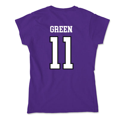 Lipscomb - NCAA Men's Soccer : Josiah Green - Soft Style Women’s T-Shirt-1