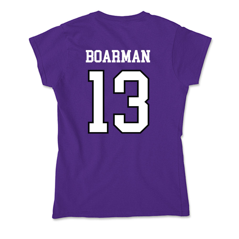 Lipscomb - NCAA Women's Soccer : Amaya Boarman - Soft Style Women’s T-Shirt-1