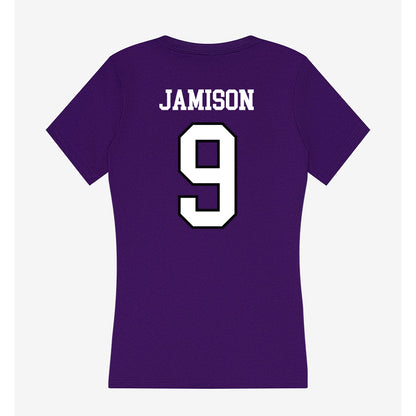 Lipscomb - NCAA Baseball : Adam Jamison - Women's V-Neck T-Shirt-1