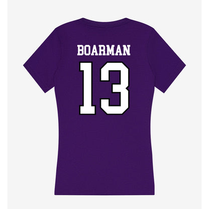 Lipscomb - NCAA Women's Soccer : Amaya Boarman - Women's V-Neck T-Shirt-1