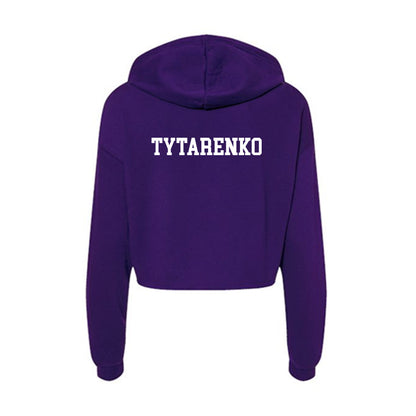 Lipscomb - NCAA Women's Tennis : Kameliia Tytarenko - Women's Crop Fleece Hoodie-1