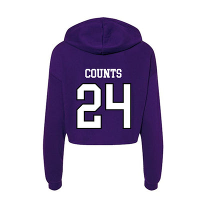 Lipscomb - NCAA Women's Basketball : Hope Counts - Women's Crop Fleece Hoodie-1