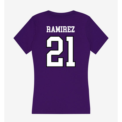 Lipscomb - NCAA Baseball : Danny Ramirez - Women's V-Neck T-Shirt-1