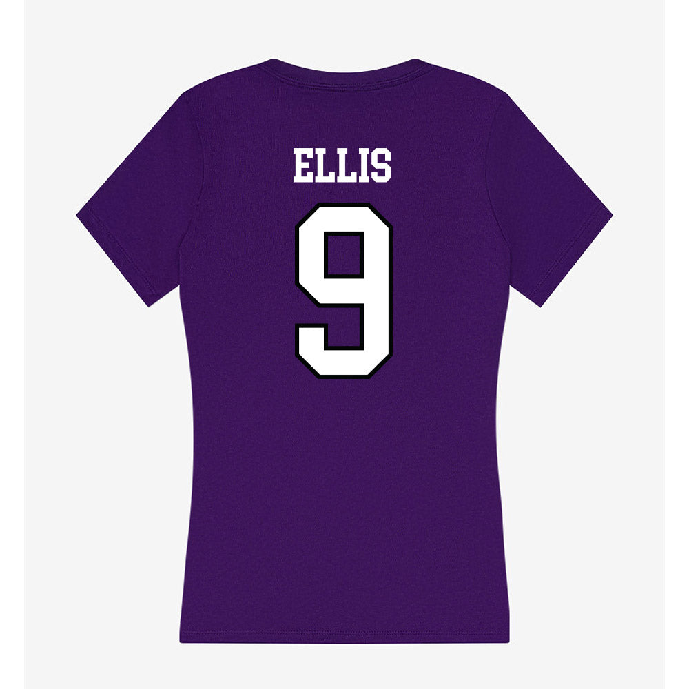 Lipscomb - NCAA Softball : Chloe Ellis - Women's V-Neck T-Shirt-1