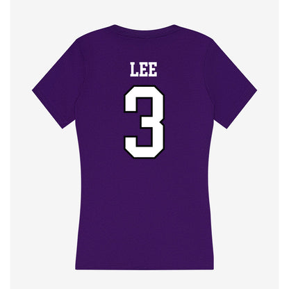 Lipscomb - NCAA Women's Basketball : Taliah Lee - Women's V-Neck T-Shirt-1