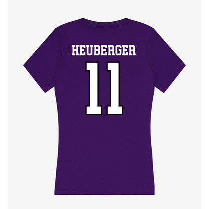Lipscomb - NCAA Softball : Josephine Heuberger - Women's V-Neck T-Shirt-1