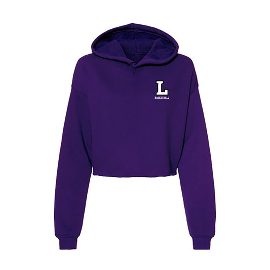 Lipscomb - NCAA Women's Basketball : Maris Zurliene - Women's Crop Fleece Hooded Sweatshirt-0