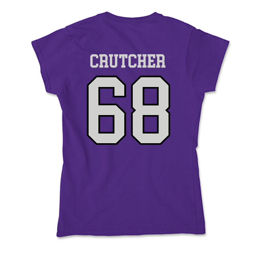 Weber - NCAA Football : Leon Crutcher - Soft Style Women’s T-Shirt-1