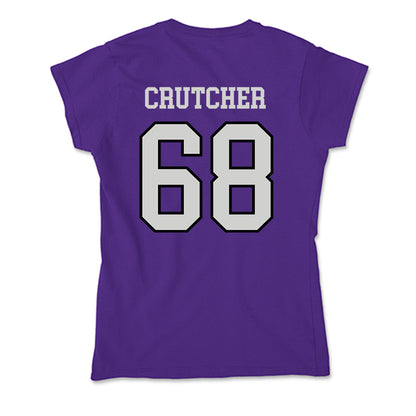 Weber - NCAA Football : Leon Crutcher - Soft Style Women’s T-Shirt-1