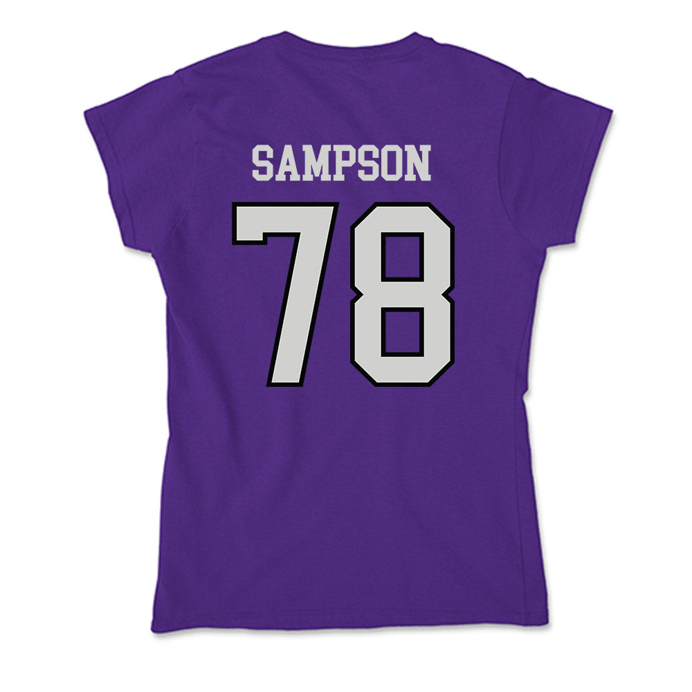 Weber - NCAA Football : Luke Sampson - Soft Style Women’s T-Shirt-1