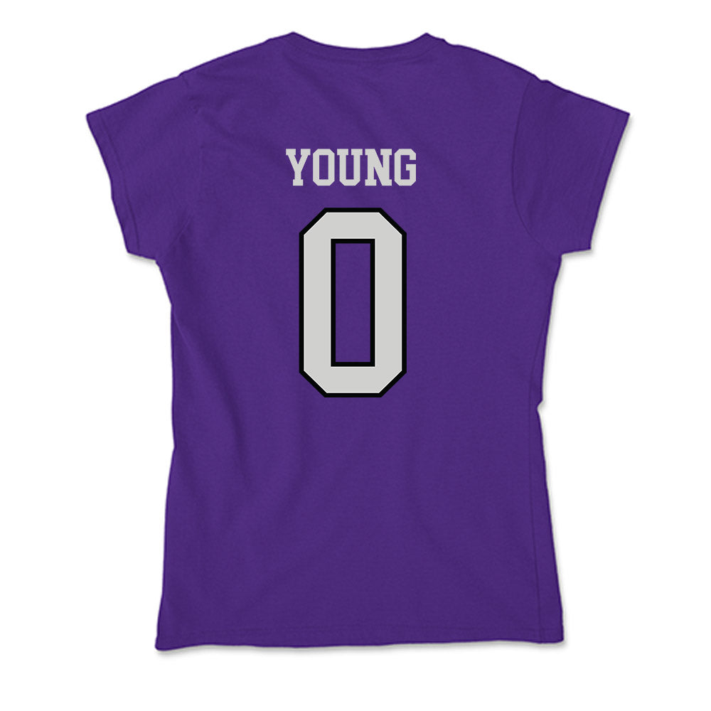 Weber - NCAA Football : Robert Young - Soft Style Women’s T-Shirt-1