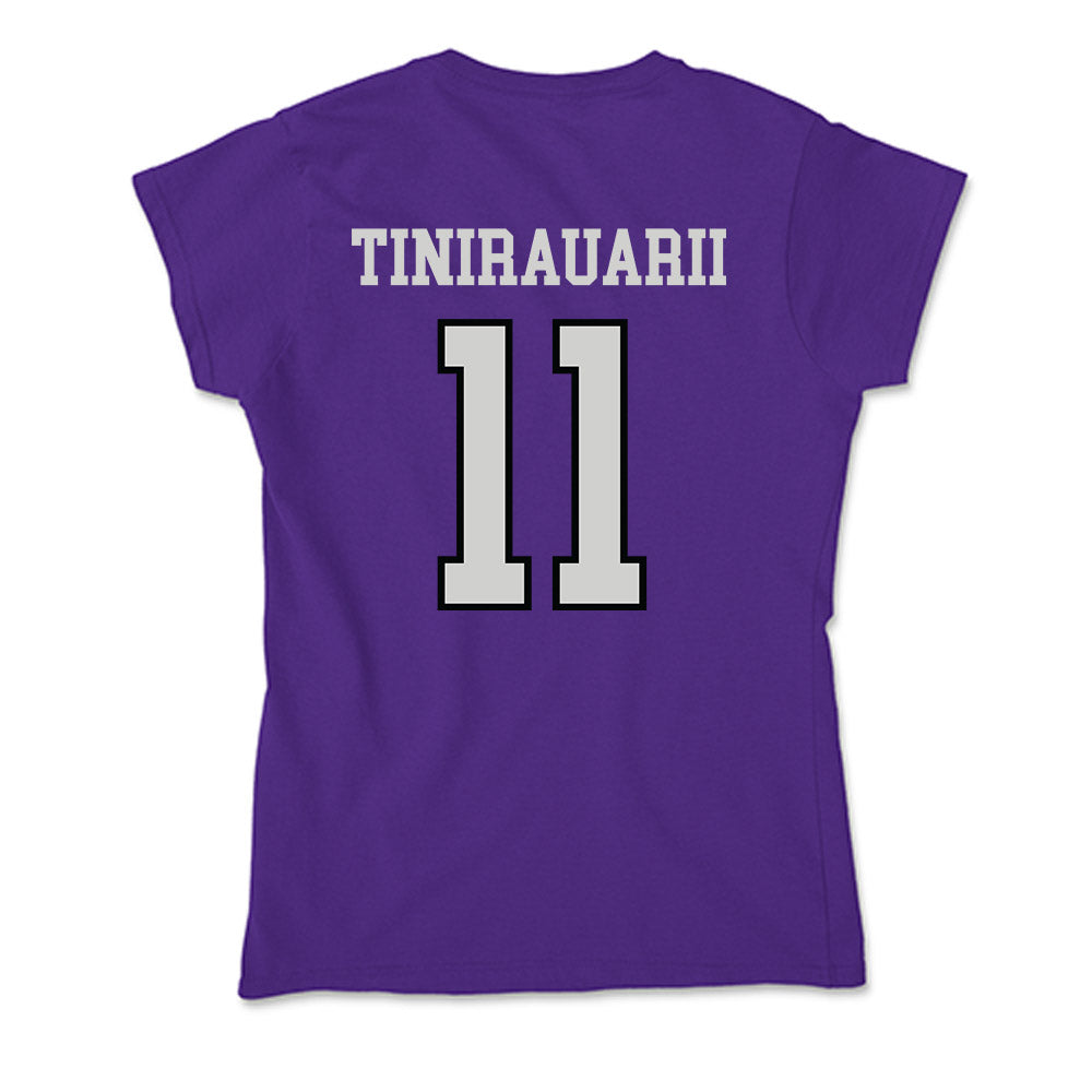 Weber - NCAA Football : Raimoana Tinirauarii - Soft Style Women’s T-Shirt-1