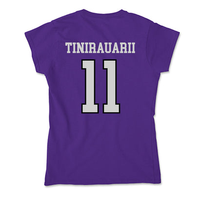 Weber - NCAA Football : Raimoana Tinirauarii - Soft Style Women’s T-Shirt-1