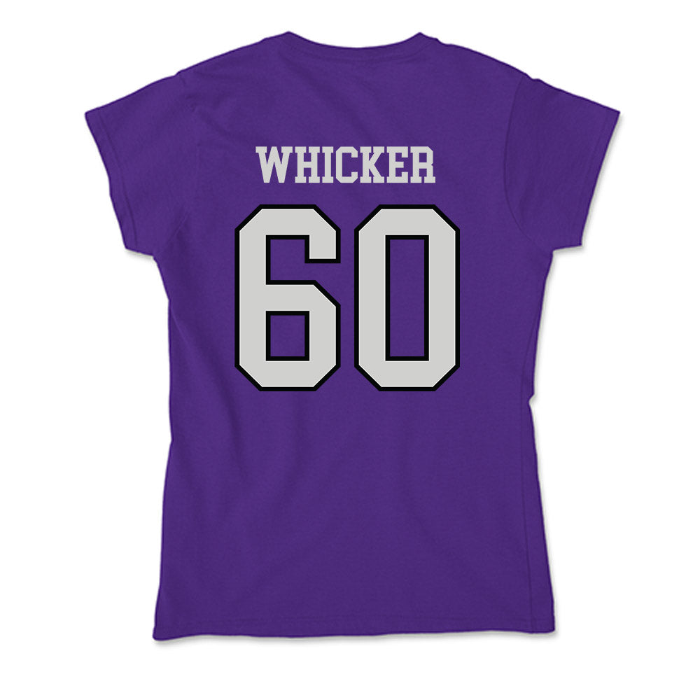 Weber - NCAA Football : Riley Whicker - Soft Style Women’s T-Shirt-1