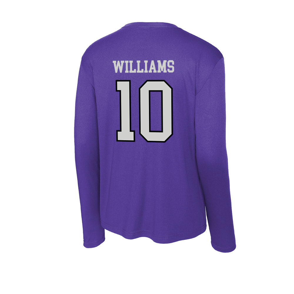 Weber - NCAA Football : Kerry Williams - Activewear Long Sleeve T-Shirt-1