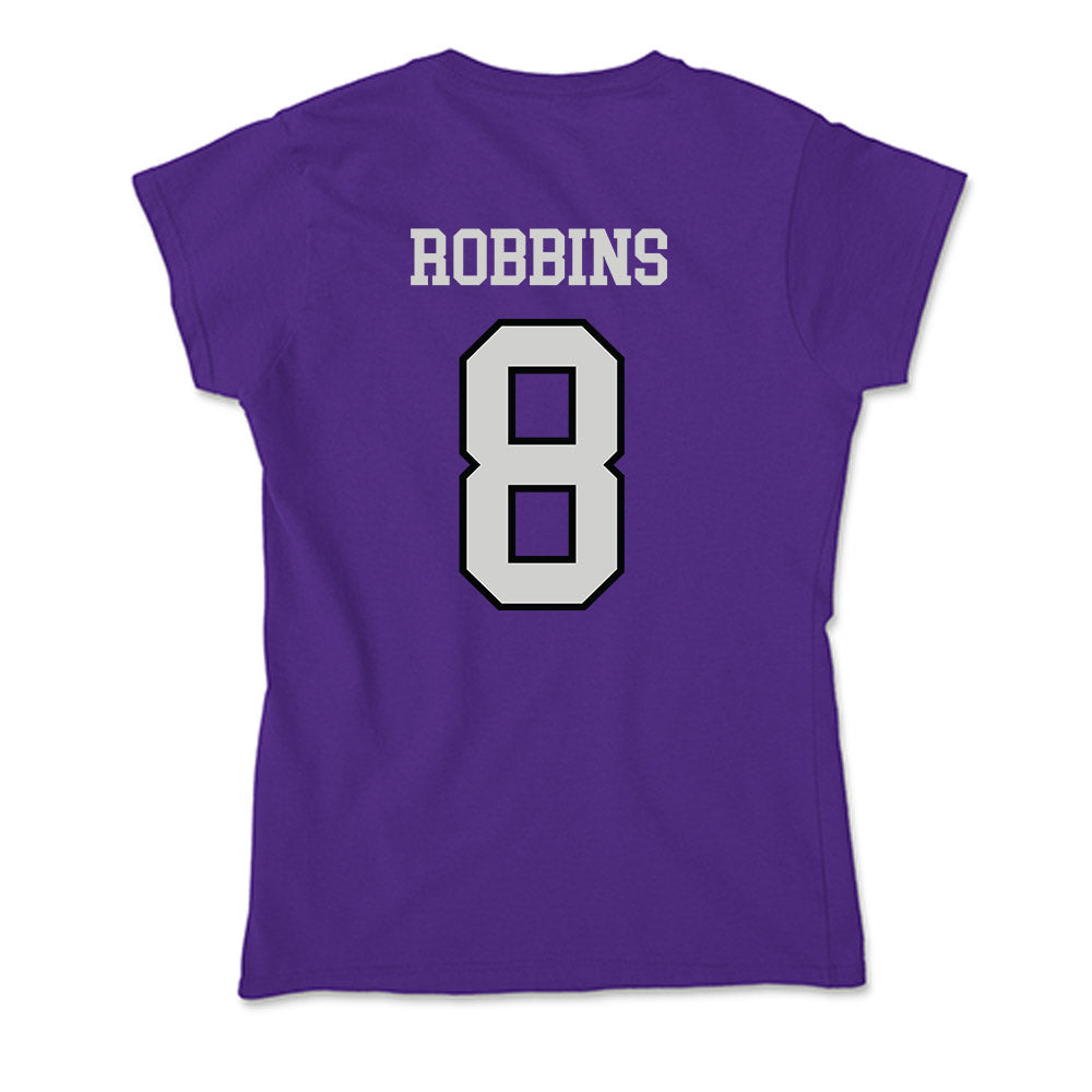 Weber - NCAA Women's Basketball : Hannah Robbins - Soft Style Women’s T-Shirt-1