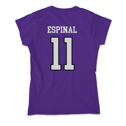 Weber - NCAA Men's Basketball : Kevin Espinal - Soft Style Women’s T-Shirt-1