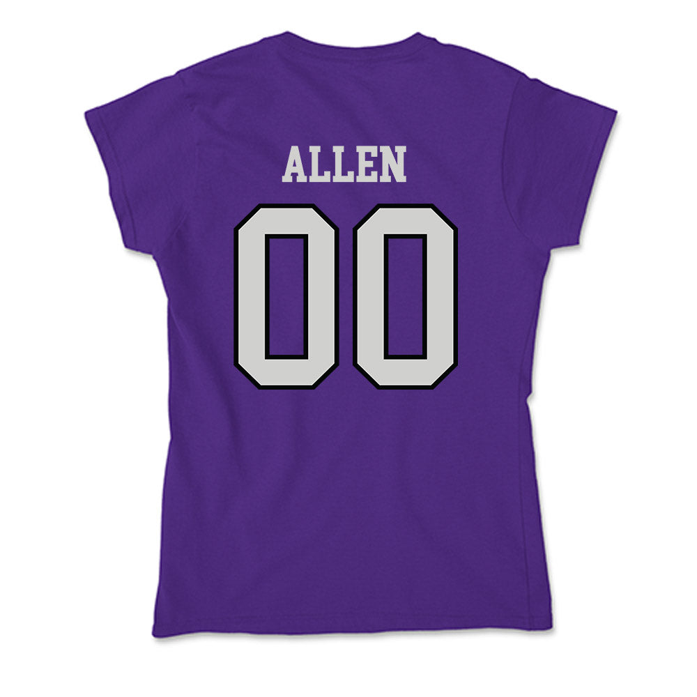 Weber - NCAA Football : Tristan Allen - Soft Style Women’s T-Shirt-1