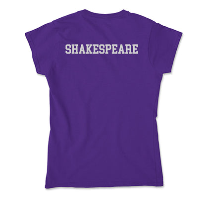 Weber - NCAA Men's Track & Field : Chris Shakespeare - Soft Style Women’s T-Shirt-1