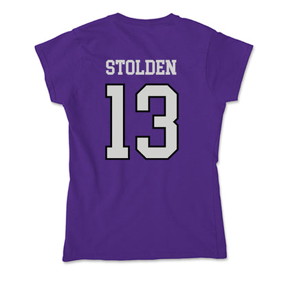 Weber - NCAA Football : Khalil Stolden - Soft Style Women’s T-Shirt-1