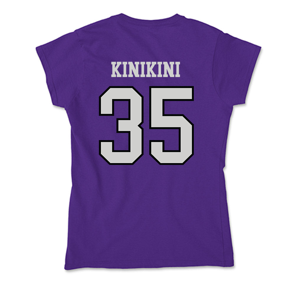 Weber - NCAA Football : Semisi Kinikini - Soft Style Women’s T-Shirt-1
