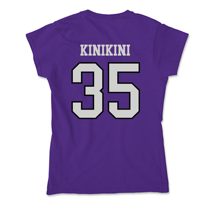 Weber - NCAA Football : Semisi Kinikini - Soft Style Women’s T-Shirt-1