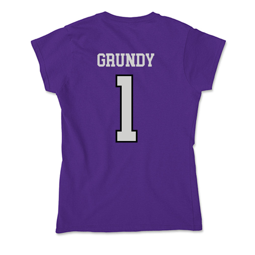 Weber - NCAA Softball : Abby Grundy - Soft Style Women’s T-Shirt-1