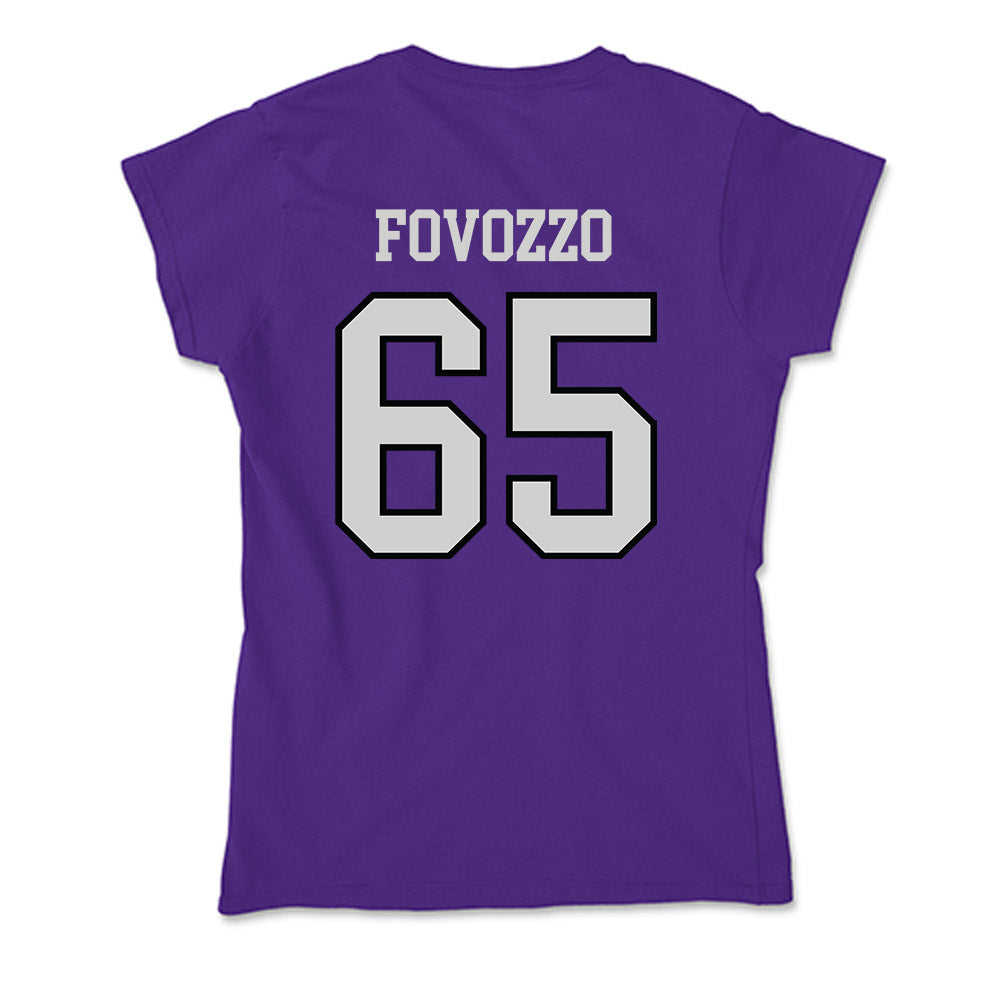 Weber - NCAA Football : Nicholas Fovozzo - Soft Style Women’s T-Shirt-1