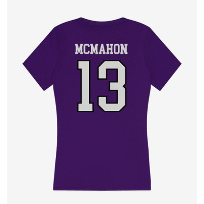 Weber - NCAA Softball : Jordan McMahon - Women's V-Neck T-Shirt-1