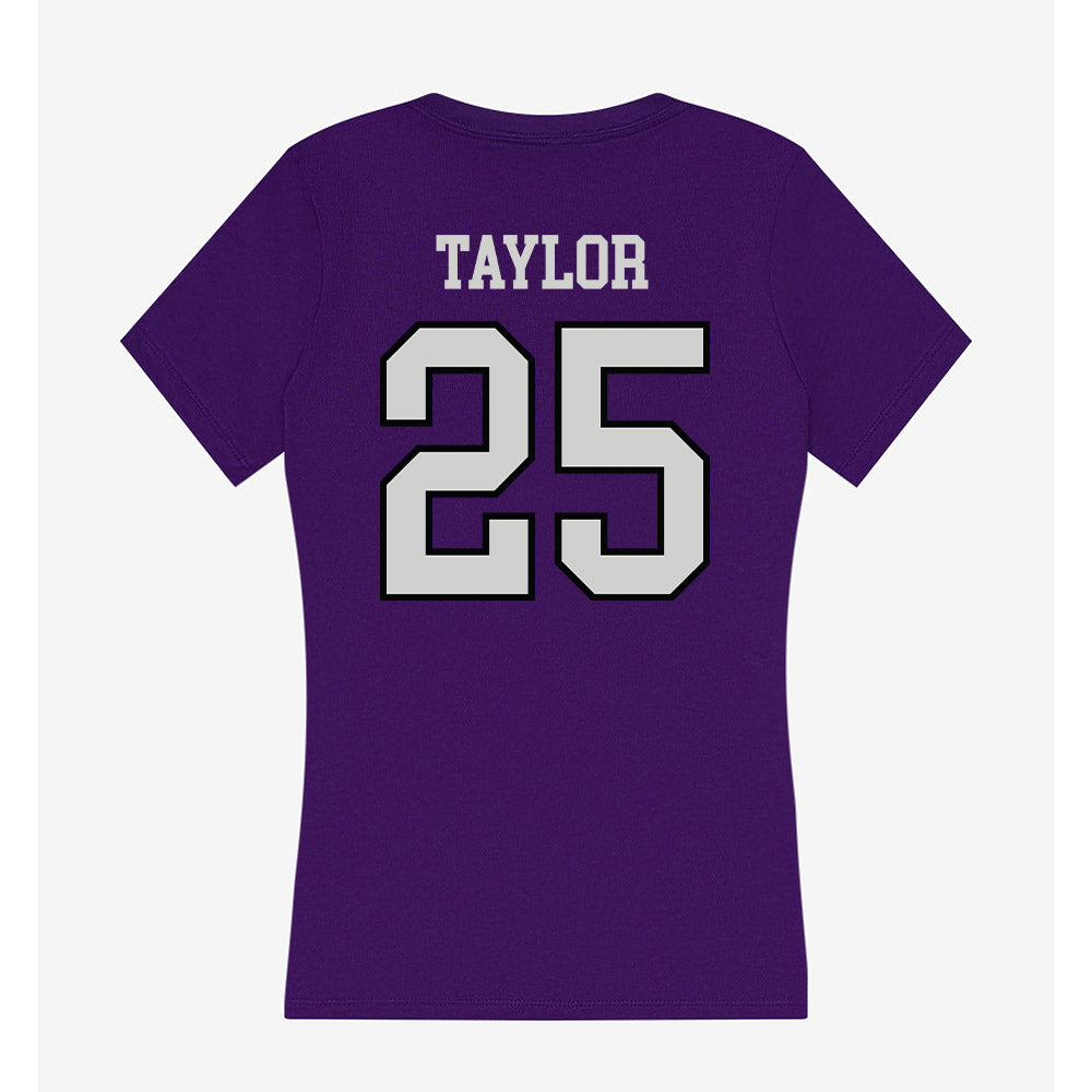 Weber - NCAA Women's Soccer : McKenzie Taylor - Women's V-Neck T-Shirt-1