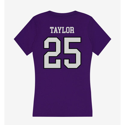 Weber - NCAA Women's Soccer : McKenzie Taylor - Women's V-Neck T-Shirt-1