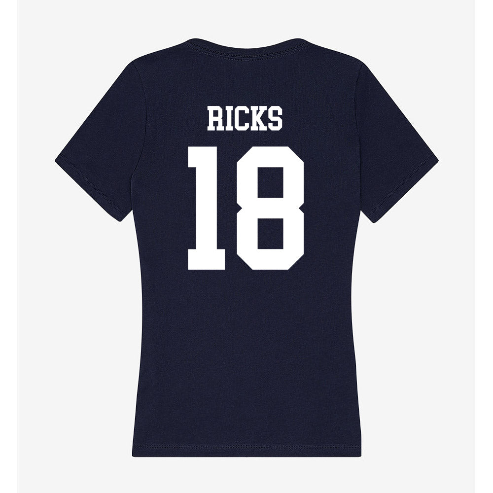 UWF - NCAA Baseball : Tucker Ricks - Women's V-Neck T-Shirt-1