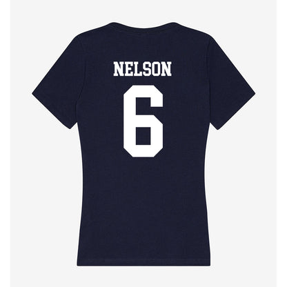 UWF - NCAA Baseball : Zach Nelson - Women's V-Neck T-Shirt-1