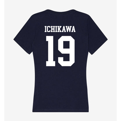 UWF - NCAA Men's Soccer : Reo Ichikawa - Women's V-Neck T-Shirt-1
