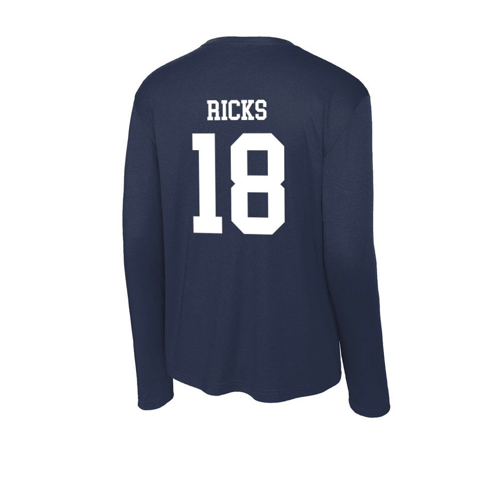 UWF - NCAA Baseball : Tucker Ricks - Activewear Long Sleeve T-Shirt-1