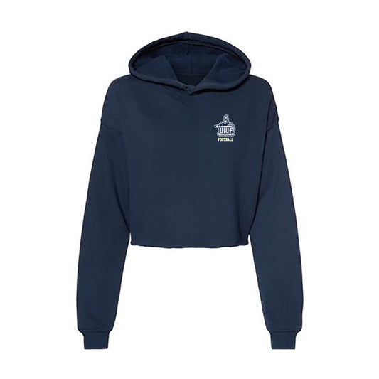 UWF - NCAA Football : Cameron Anderson - Women's Crop Fleece Hoodie-0