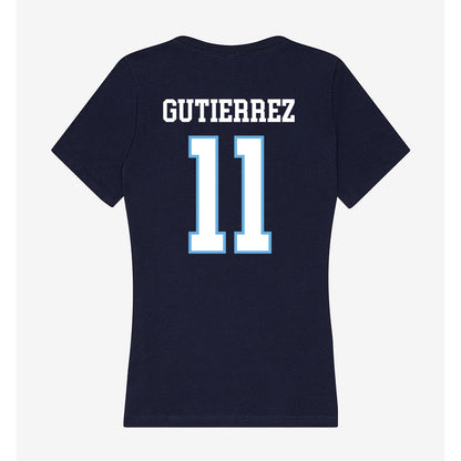San Diego - NCAA Baseball : Diego Gutierrez - Women's V-Neck T-Shirt-1