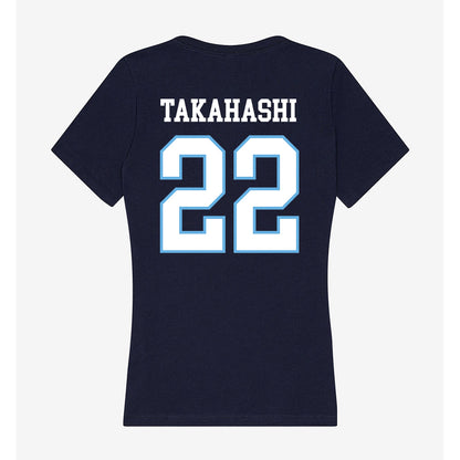 San Diego - NCAA Football : Yosei Takahashi - Women's V-Neck T-Shirt-1